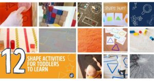 12 Shape Activities for Toddlers! It’s Hip to be Square!