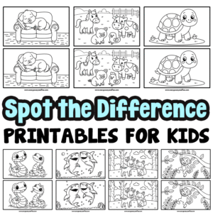 Printable Spot the Difference Pictures